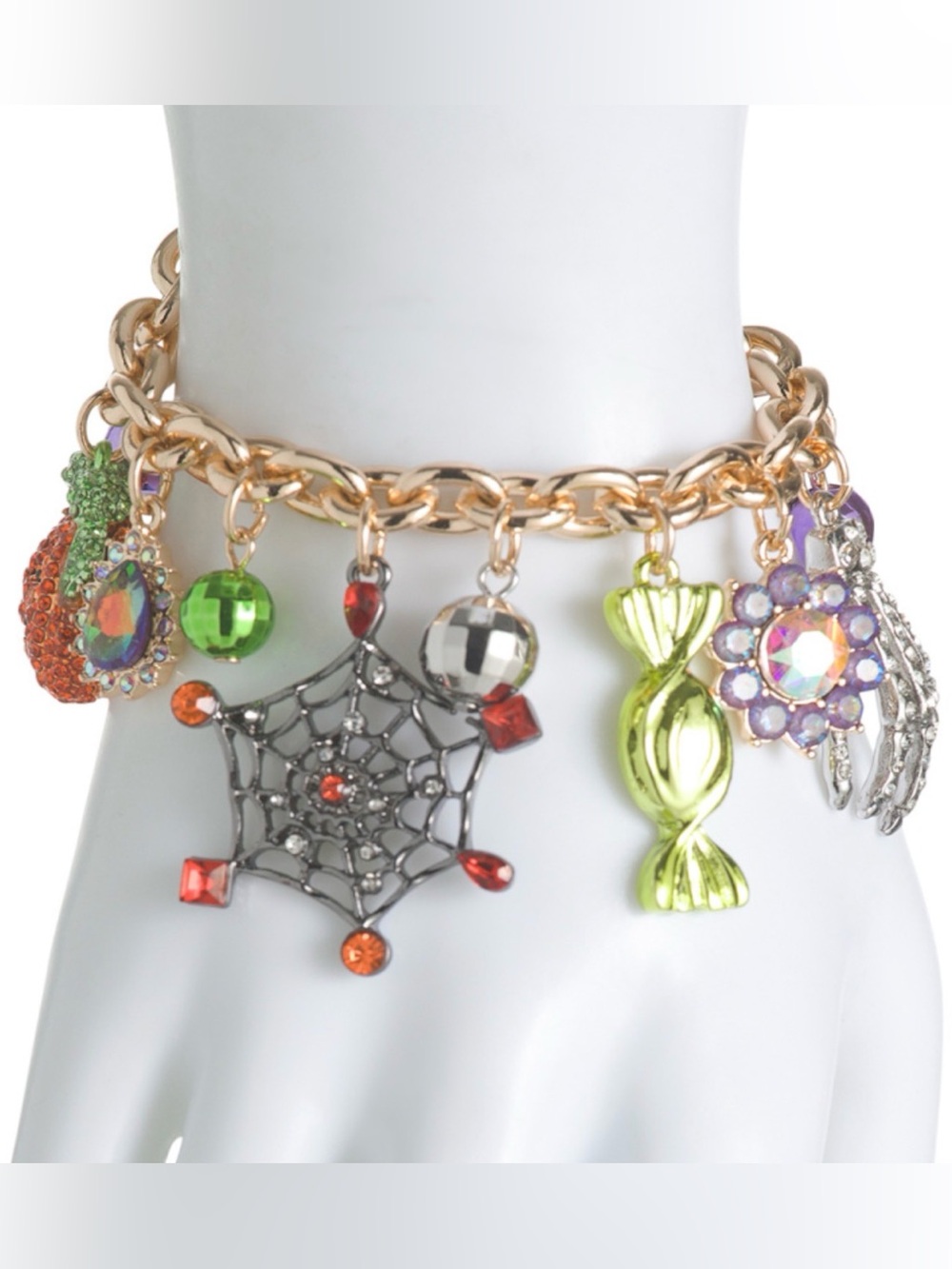 🩶BETSEY JOHNSON HALLOWEEN CHARM BRACELET - NWT🩶 - Picture 2 of 3